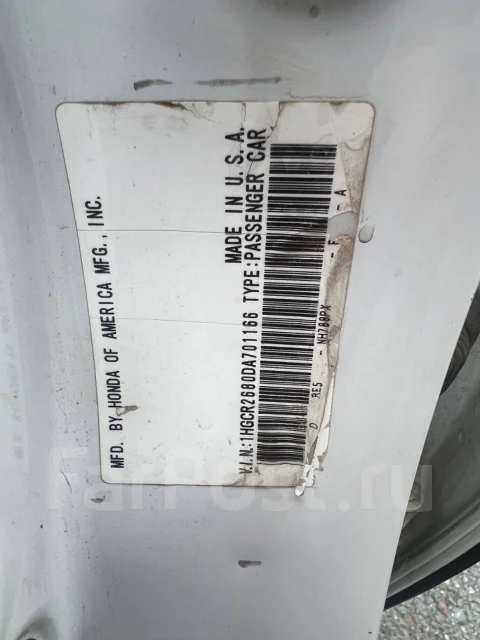 Honda Accord. �������, ��������, 2.4 (180��.�.), ������, 191����. �� ����