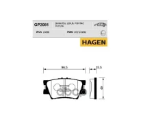 ������� ������ Toyota RAV4 III 05-, RAV4 IV 12- GP2081 Sangsin brake ���. GP2081 GP2081 ����