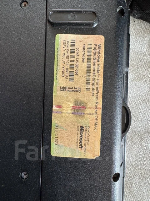Fujitsu Siemens. WiFi: 1, Bluetooth: 1 ����
