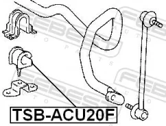 ������ ��������� ������������� d23 Febest Tsbacu20F Kluger/Highlander TSBACU20F ����