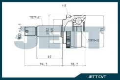 ���� ������� JETT V42-4095 ABS V424095ABS ����
