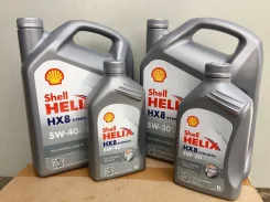 Shell Helix. 5W-40, �������������, 4��. ����