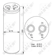 ��������� VAG A6 33205 NRF 33205 ����