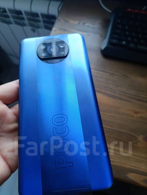 Xiaomi poco x3 pro, 128 гб, 6.67", синий, б/у, в наличии. Цена: 7 500 ...