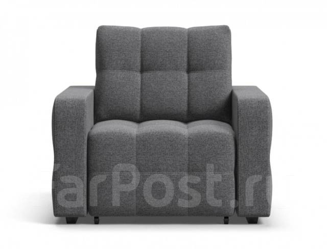 Кресло-кровать Dandy рогожка Malmo серый, ткань, 103,0 см, 90,0 см, 100 ...