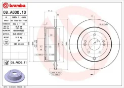 08. A600.11_���� ���� 08a60011 Brembo 08A60011 ����