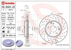 ��������� ����� 0983042x Brembo 0983042X ����