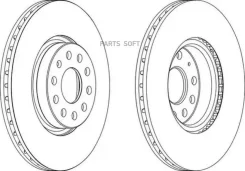 ���� ����. ���. ����. [312x25] 5 ���. AUDI A1/A3/Q2/Q3/TT 04- DDF1305C ����