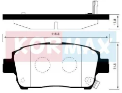 ������� ���������, �������� D2183M Kormax KBP054 KBP054 ����