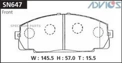 �������� ��������� ������� Advics �������� SN647 SN647 ����