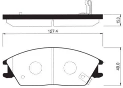 ������� ��������� �������� Getz ALL / Accent 94-2010 Sangsin Brake SP1047 ����