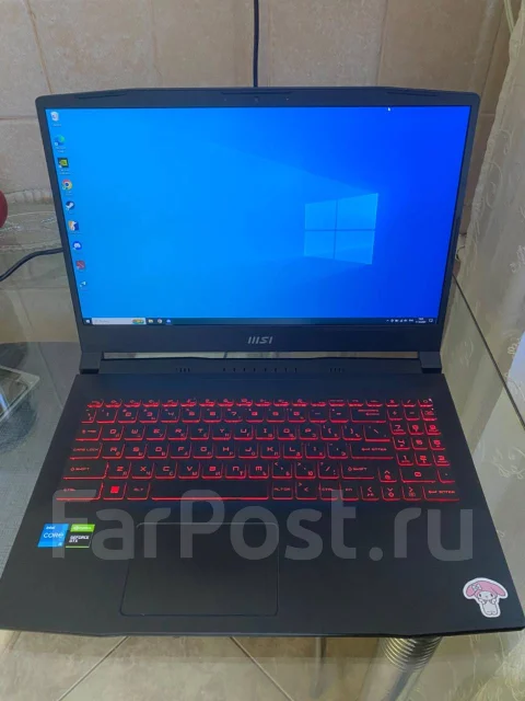 MSI Katana GF66. 15.6", 4,5����, ��� 8 ��, ���� 256���, WiFi: 1, Bluetooth: 1, ����������� �� 2��. ����