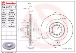 ���� ��������� (�������) Mitsubishi L200 96-06 / Pajero 91-06, �������� 09913210 ����