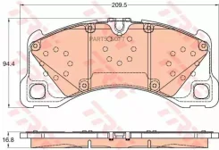 ������� ����. ���. VW Touareg 02- Porsche Cayenne 02- GDB2052 ����