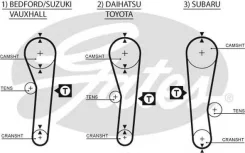 ������ ��� Daihatsu Charmant 1.6 83-87, Subaru Justy 1.0 84-95, Super Carry 1.0 85-99/ Toyota Carina, Corolla 2-4ALU 41088x3/ 4 5043 ����