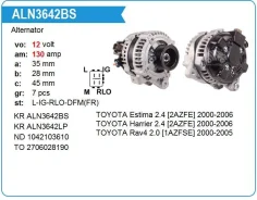 ��������� Toyota 2AZFE Harrier 2.4 [2000-2006 130A Krauf ALN3642ZD ����