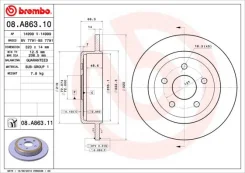 08. A863.11_���� ���� 08a86311 Brembo 08A86311 ����