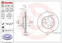 ���� ����. �����. Fr 09c17311 Brembo, ������ �������� 09C17311 ����