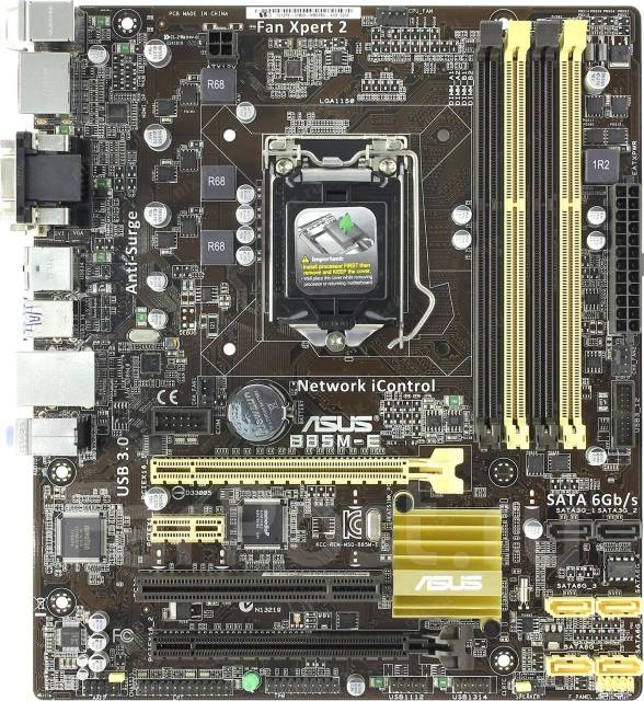 Материнская плата ASUS B85M-E (LGA1150), новый, в наличии. Цена: 5 000 ...