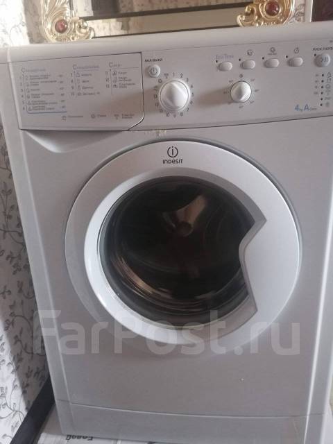 Стиральная машина Indezit 4 кг, А class, б/ у, узкая, Indesit ...