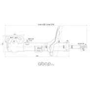 ������ �������� Honda Civic 00-03 / Mitsubishi Outlander 05-12 (�����) [178Satst4060A173], ����� ST4060A173 ����