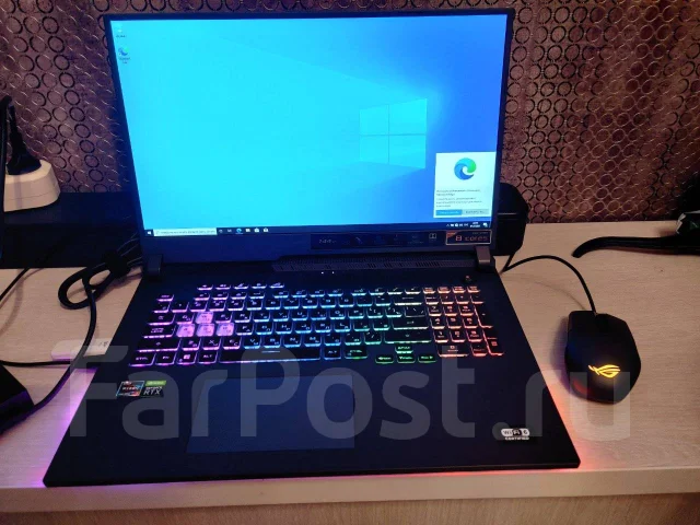 Asus ROG Strix G17 G713QR. 17.3", 3,2����, ��� 16 ��, ���� 512���, WiFi: 1, Bluetooth: 1, ����������� �� 6��. ����