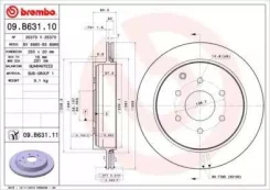 ���� ��������� ������ Nissan Patrol (Y62) (2010) [178Brembo09B63111] 09B63111 ����