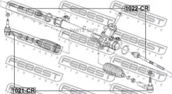 ���������� ������� RH=LH Febest, �����/������ 1021CR ����