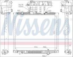 �������� ���������� (MAN TG 765*938*42) Nissens 62875 ������ 81061016518/81061006601 62875 ����