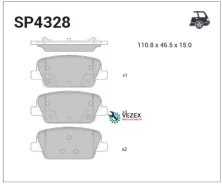 ������� ��������� ������ Sangsin Brake SP4328 SP4328 ����