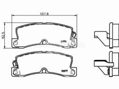   () Lexus RX 97-03 / Toyota Avensis (T220) 97-03 / Caldina (T190, T210) 92-02 / Akebono AN-222WK,  AN222WK 