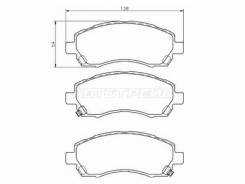   () Subaru Impreza 92-07 / Legacy 89-09 / Outback 98-09 / Legacy B4 98-03 Akebono AN-462WK,  AN462WK 