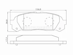 ������� ��������� Akebono AN-467K, ������ AN467K ����