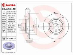   () Renault Logan 04-22 / Sandero 09-22 / Dacia Logan 04-08 / Renault Sandero S Brembo 08. A268.10,  08A26810 