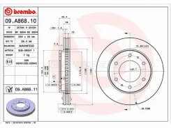 ���� ��������� Brembo 09. A868.10, �������� 09A86810 ����