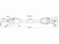    FR RH Hyundai Solaris/KIA RIO 10- SAT HY-5-13,   HY513 
