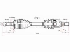    FR LH Hyundai Solaris/KIA RIO 10-(c ABS) SAT HY-5-14,   HY514 