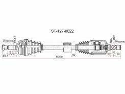     Renault Arkana/Duster 1,6   SAT ST-127-0022 ST1270022 