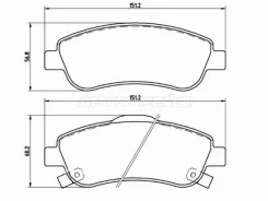 ������� ��������� Brembo P 28 045, �������� P28045 ����