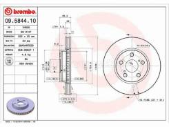 ���� ��������� Brembo 09.5844.10, �������� 09584410 ����