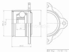  (/ / ) Mitsubishi L200 05- / Pajero 99-15 / Pajero Sport 08-21 / Challenger 9 HDK IN-MI-15,   INMI15 