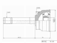 ���� (�������/ ��������) Nissan Pathfinder 85-04 / Terrano 86-22 HDK NI-064, �������� NI064 ����