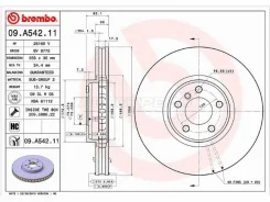 ���� ��������� Brembo 09. A542.11, �������� 09A54211 ����
