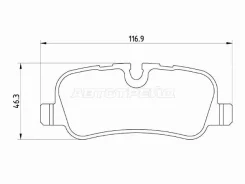 ������� ��������� Brembo P 44 013, ������ P44013 ����