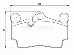 ������� ��������� Brembo P 85 070, ������ P85070 ����