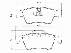 ������� ��������� Brembo P 50 064, ������ P50064 ����