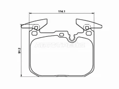 ������� ��������� Brembo P 06 096, �������� P06096 ����