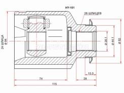  (/ / ) Hyundai ix35 09-15 / Tucson 09-15 / Kia Sportage 06-16 SAT HY-101,   HY101 