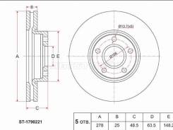   () Ford Focus 10- / C-MAX 03-15 / Volvo C30 06-13 / C70 05-13 / V40 13-16 SAT ST-1790221 ST1790221 