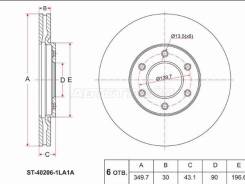   () Infiniti QX56 04-13 / Nissan Armada 03-16 / Titan 03-15 SAT ST-40206-9FF0B ST402069FF0B 